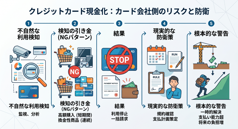 クレジットカード現金化のリスク